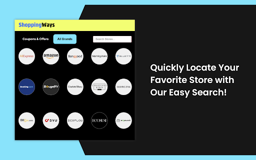 ShoppingWays Verified Coupons Gives You Direct Discounts.  from Chrome web store to be run with OffiDocs Chromium online