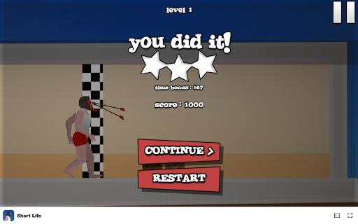 Short Life Action  Platform  Funny Game  from Chrome web store to be run with OffiDocs Chromium online
