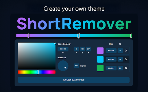 ShortRemover  from Chrome web store to be run with OffiDocs Chromium online