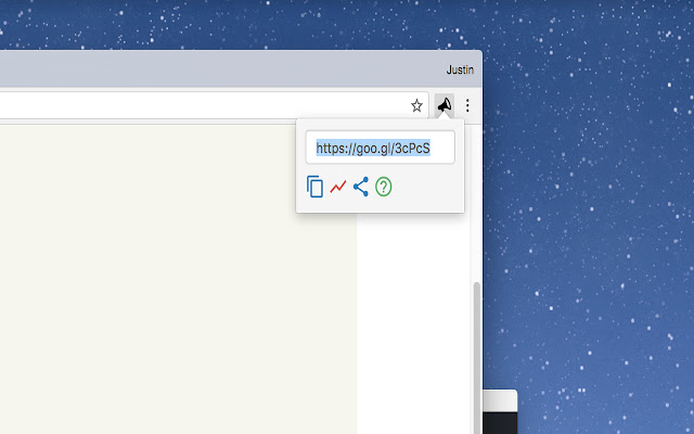 Short  Share  from Chrome web store to be run with OffiDocs Chromium online