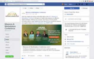 Free download Screenshot from a Facebook post from the 2017 Missions & Marketplace Conference. free photo or picture to be edited with GIMP online image editor