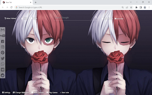 Shoto Todoroki Wallpaper  from Chrome web store to be run with OffiDocs Chromium online