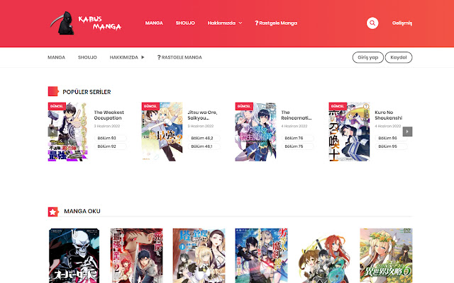 Shoujo Okuma Eklentisi  from Chrome web store to be run with OffiDocs Chromium online