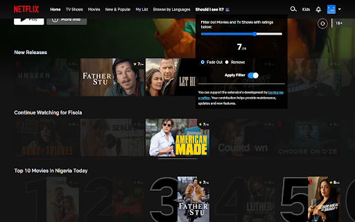 Should I See It? Netflix Ratings  Reviews  from Chrome web store to be run with OffiDocs Chromium online