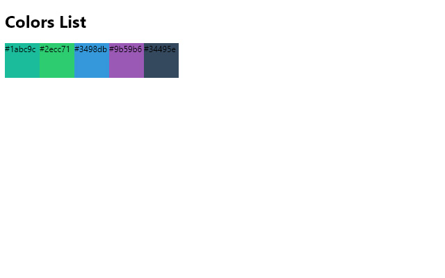 Show My Colors  from Chrome web store to be run with OffiDocs Chromium online