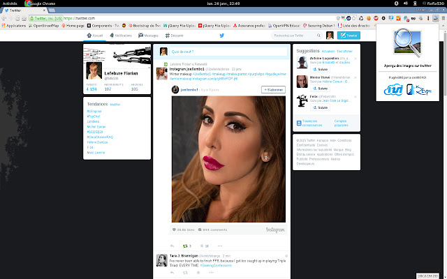 Show Thumbnails on Twitter  from Chrome web store to be run with OffiDocs Chromium online