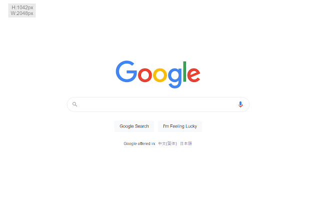 Show Window Size  from Chrome web store to be run with OffiDocs Chromium online
