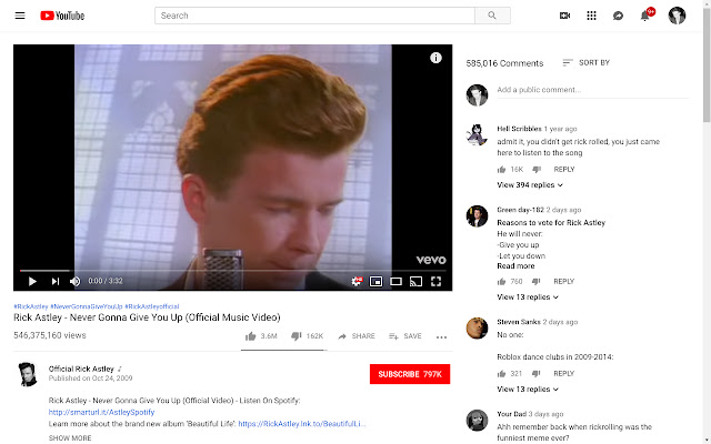 Show YouTube comments while watching  from Chrome web store to be run with OffiDocs Chromium online