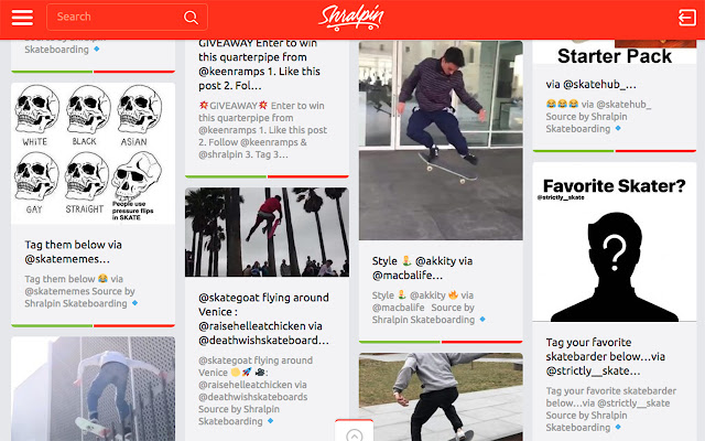 Shralpin Skateboarding  from Chrome web store to be run with OffiDocs Chromium online