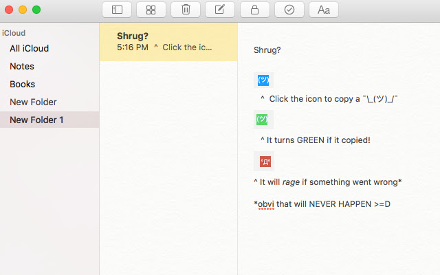 shrugfun  from Chrome web store to be run with OffiDocs Chromium online