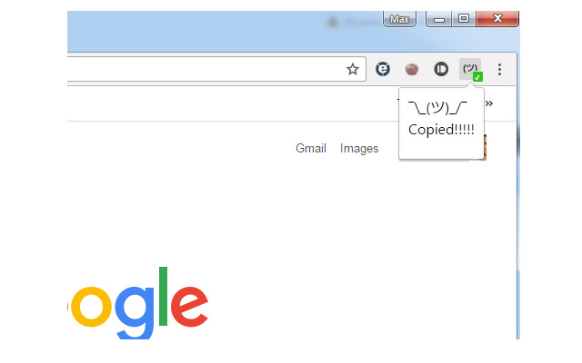 Shruggie  from Chrome web store to be run with OffiDocs Chromium online