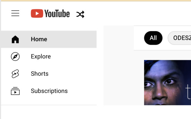 Shuffle to Random YouTube Videos  from Chrome web store to be run with OffiDocs Chromium online