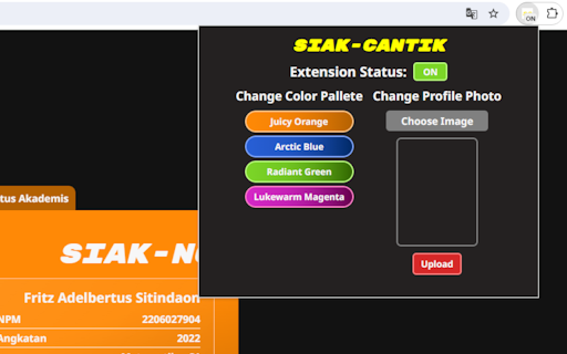SIAK CANTIK  from Chrome web store to be run with OffiDocs Chromium online