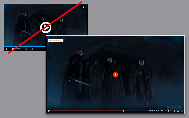 Sibnet BetterPlayer  from Chrome web store to be run with OffiDocs Chromium online