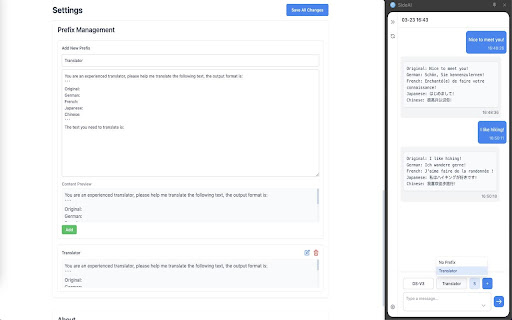 SideAI  from Chrome web store to be run with OffiDocs Chromium online