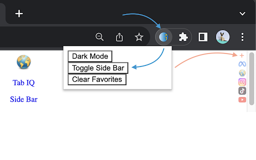 Side Bar  from Chrome web store to be run with OffiDocs Chromium online