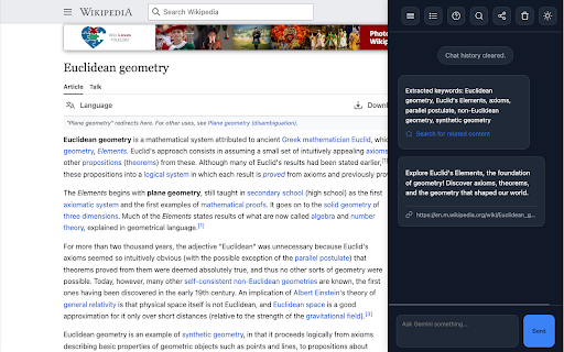 Sidebar with Gemini  from Chrome web store to be run with OffiDocs Chromium online