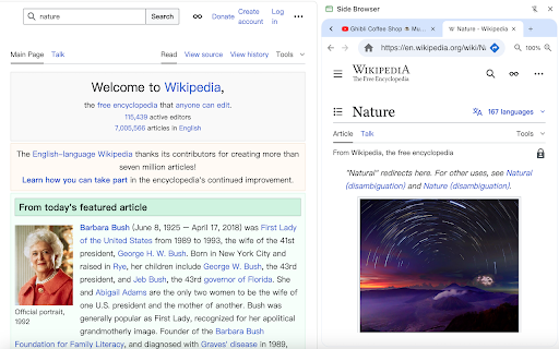 Side Browser｜Open page in side panel  from Chrome web store to be run with OffiDocs Chromium online