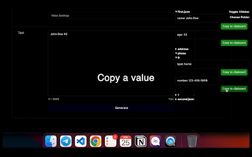 side copy  from Chrome web store to be run with OffiDocs Chromium online