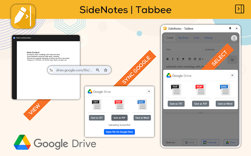 SideNotes Tasks  Notes in One Place  from Chrome web store to be run with OffiDocs Chromium online