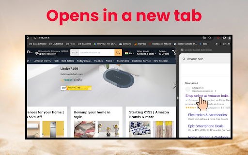 Side Search Panel  from Chrome web store to be run with OffiDocs Chromium online