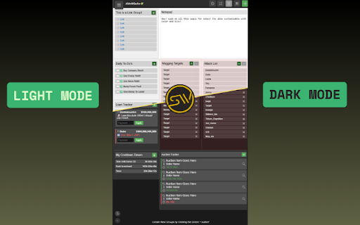 SideWinder Torn City Sidebar  from Chrome web store to be run with OffiDocs Chromium online