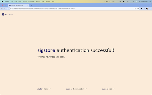Sigstore close post auth tabs  from Chrome web store to be run with OffiDocs Chromium online