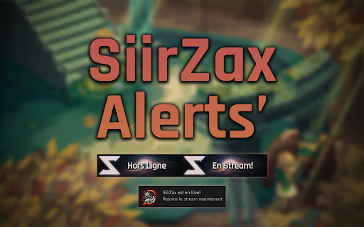 SiirZax Alerts  from Chrome web store to be run with OffiDocs Chromium online