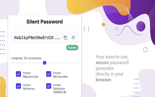 Silent Password  from Chrome web store to be run with OffiDocs Chromium online
