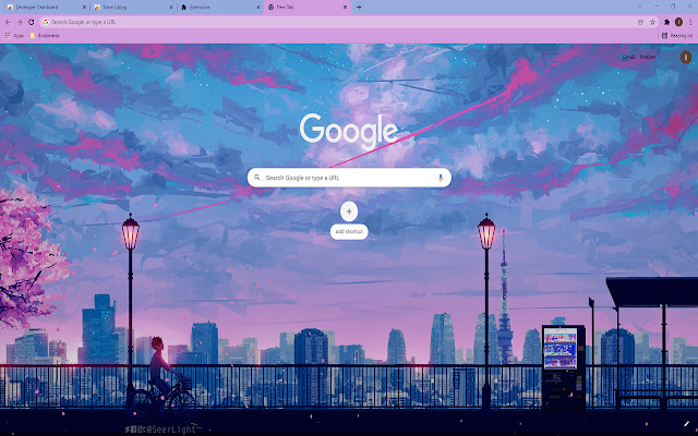 يتم تشغيل Silhouette of Steel Bridge HD Wallpaper Theme من متجر Chrome على الويب مع OffiDocs Chromium عبر الإنترنت