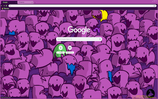 silly little zerg rush theme  from Chrome web store to be run with OffiDocs Chromium online
