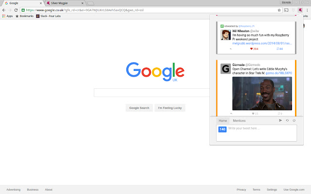 Silver Magpie  from Chrome web store to be run with OffiDocs Chromium online