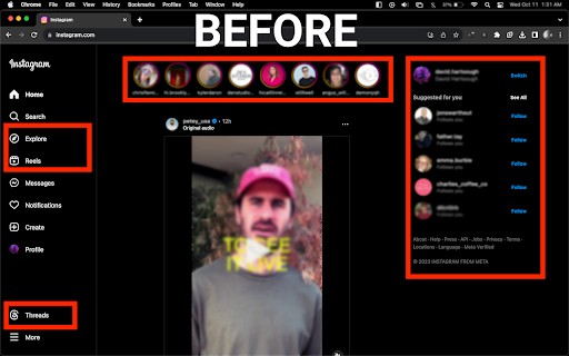 SiMi IG  from Chrome web store to be run with OffiDocs Chromium online