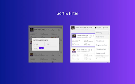 SimilarTube Find Similar YouTube Channels  from Chrome web store to be run with OffiDocs Chromium online