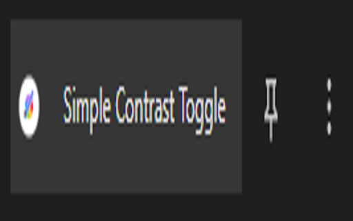 Simple Contrast Toggle  from Chrome web store to be run with OffiDocs Chromium online