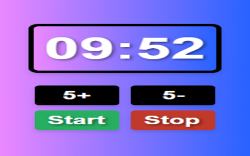 Simple Countdown Timer  from Chrome web store to be run with OffiDocs Chromium online