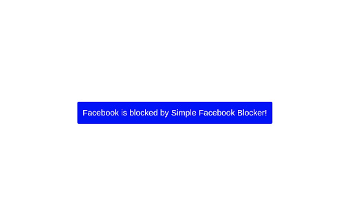 Simple Facebook Blocker  from Chrome web store to be run with OffiDocs Chromium online