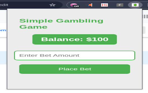 Simple Gambling Game  from Chrome web store to be run with OffiDocs Chromium online