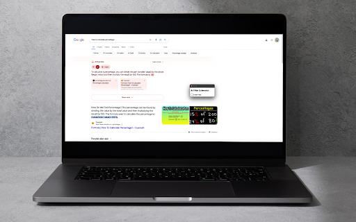 Simple Google Search Google AI Filter Extension  from Chrome web store to be run with OffiDocs Chromium online