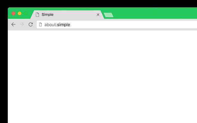 Simple green  from Chrome web store to be run with OffiDocs Chromium online