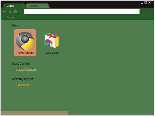 Simple Green Black Theme  from Chrome web store to be run with OffiDocs Chromium online