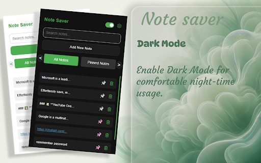 Simple Note Saver  from Chrome web store to be run with OffiDocs Chromium online