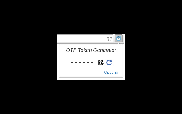 Simple OTP Token Generator  from Chrome web store to be run with OffiDocs Chromium online
