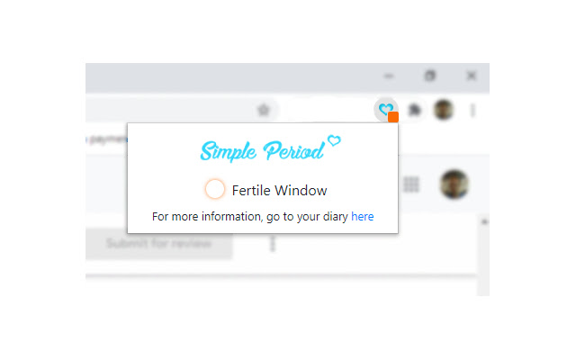 Simple Period  from Chrome web store to be run with OffiDocs Chromium online