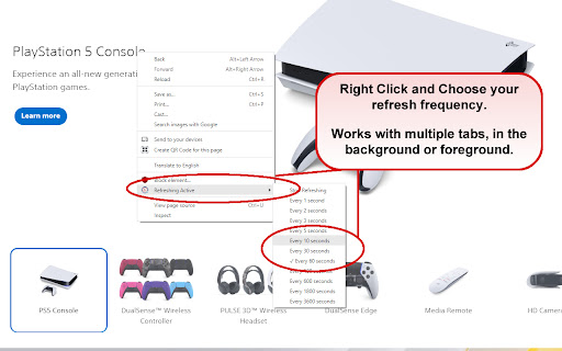 Simple Reload Tab Auto Refresh  from Chrome web store to be run with OffiDocs Chromium online