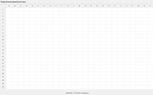 Simple Spreadsheet Extension  from Chrome web store to be run with OffiDocs Chromium online