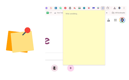 Simple Sticky Notes  from Chrome web store to be run with OffiDocs Chromium online