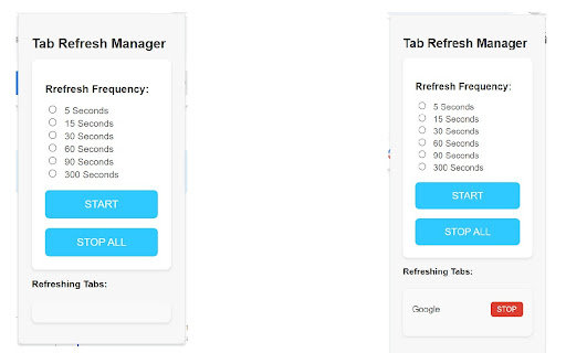 Simple Tab Refresher  from Chrome web store to be run with OffiDocs Chromium online