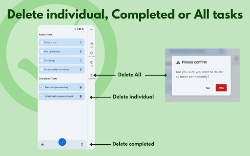 Simple Todos  from Chrome web store to be run with OffiDocs Chromium online