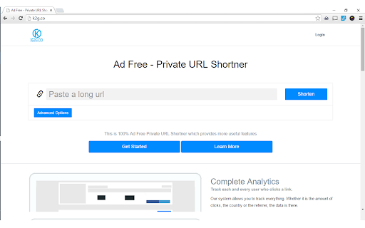Simple URL Shortener  from Chrome web store to be run with OffiDocs Chromium online